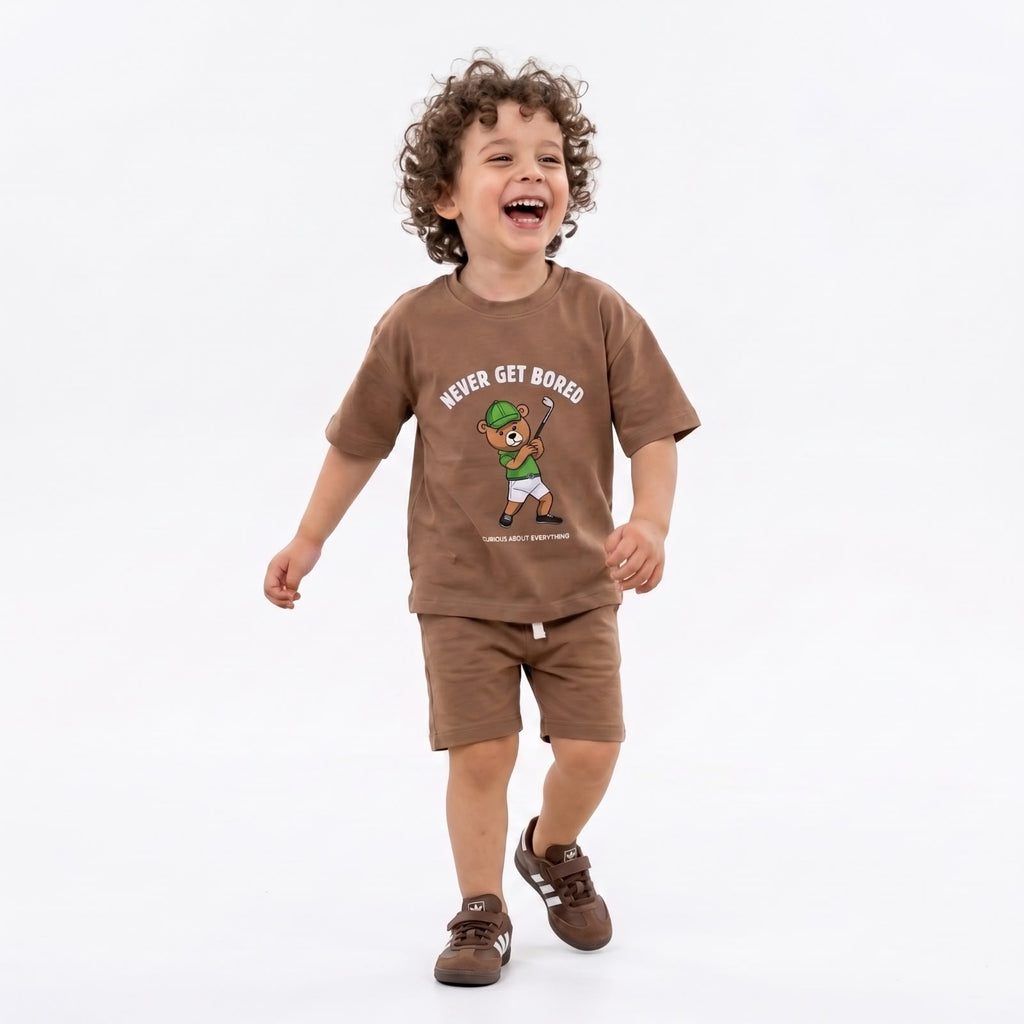 Bear unisex set (Brown)